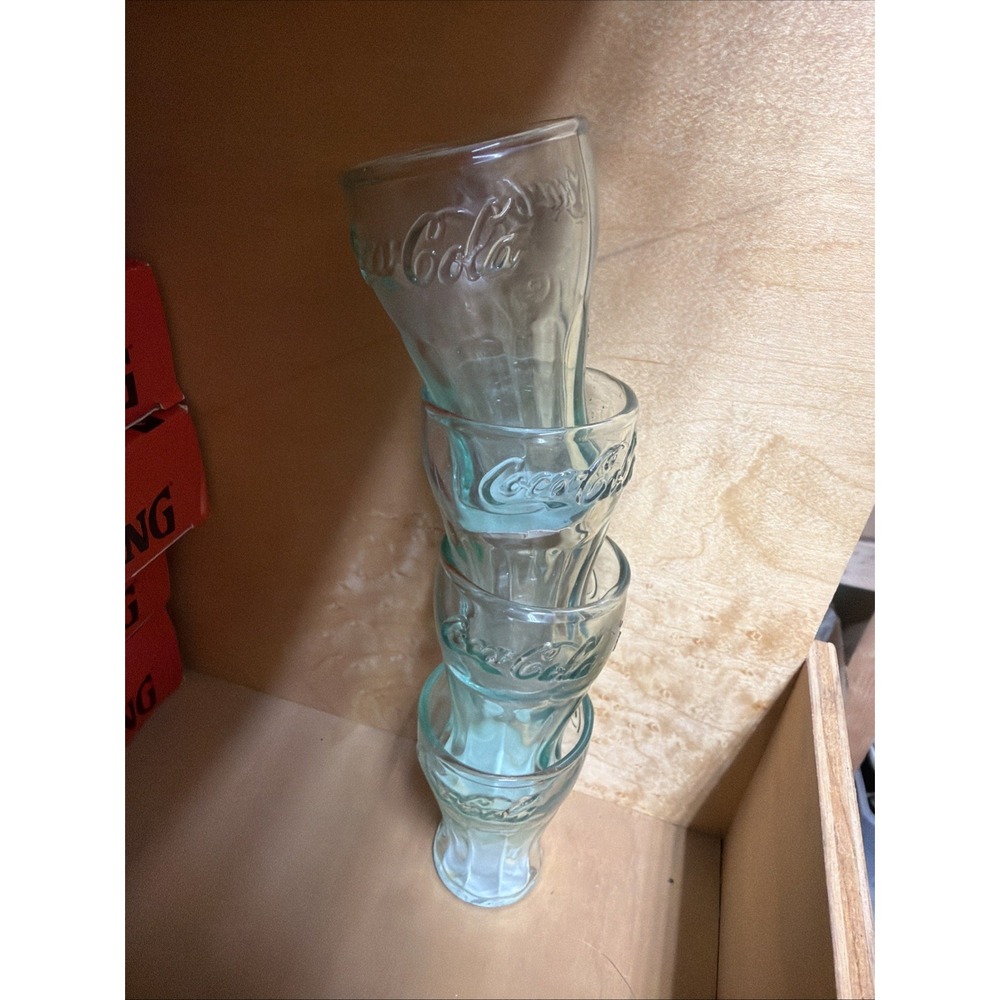 Sm. 3 Inch Coca-Cola Shot Glasses Set Of 4